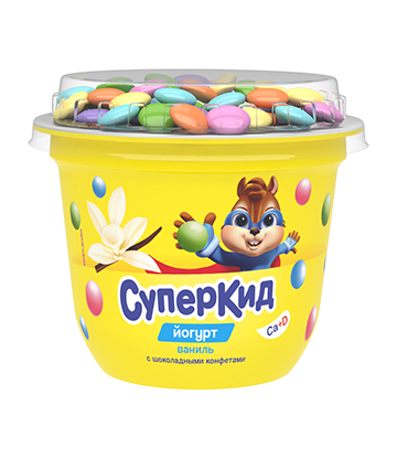 Йогурт густой "СуперКид" с топпером