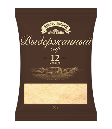 Сыр твердый "Брест-Литовск Выдержанный" 12 месяцев 